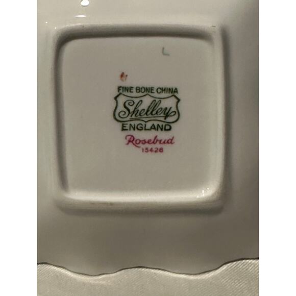 Shelley Rosebud Fine Bone China Trinket Dish Small Bowl  Dainty Shape Small Bowl - Picture 3 of 8